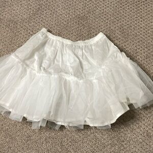 Il Gufo White Bubble Mini Skirt for Brides